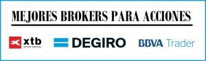 Mejores brokers para acciones al contado