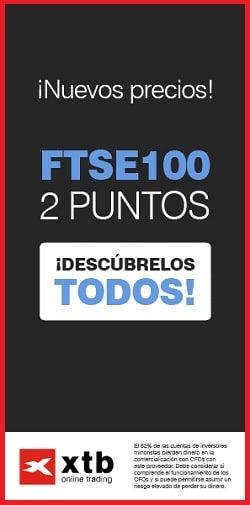 Mejores comisiones en bolsa por XTB
