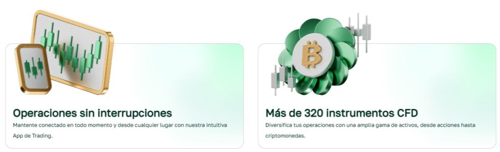 Activos para invertir con el broker Algobi